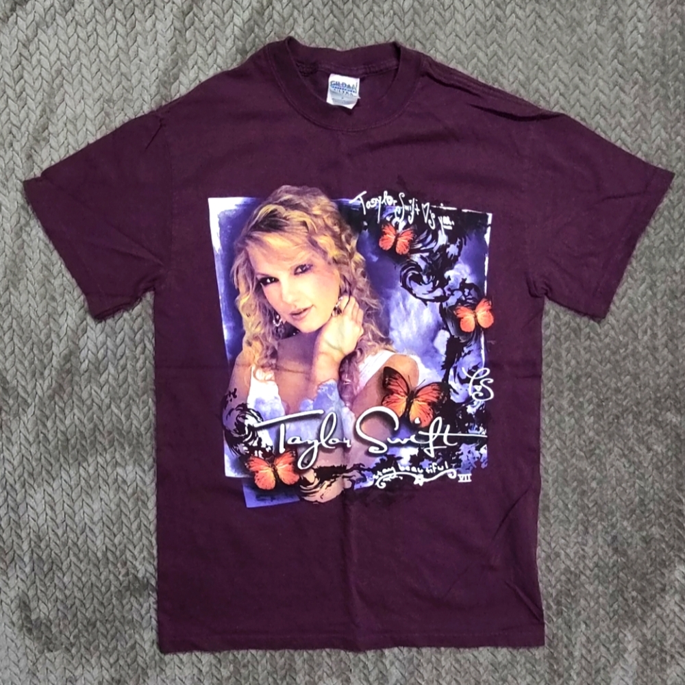 Taylor Swift Merch T Shirt Stay Beautiful VII concert 2007